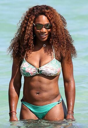 Serena Williams heats up for