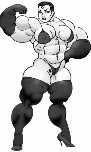 large muscle dame LH-Art