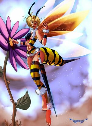 In-fey-sion of the Bee Nymphs by